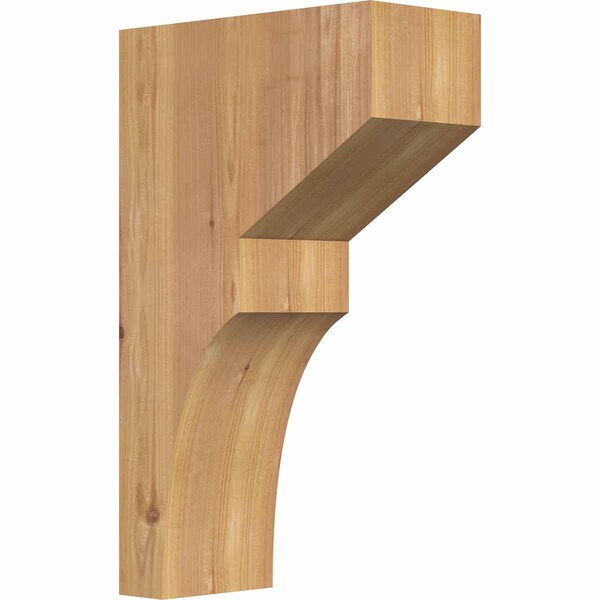 Ekena Millwork Monterey Smooth Corbel, Western Red Cedar, 5 1/2"W x 12"D x 20"H COR06X12X20MON00SWR - main